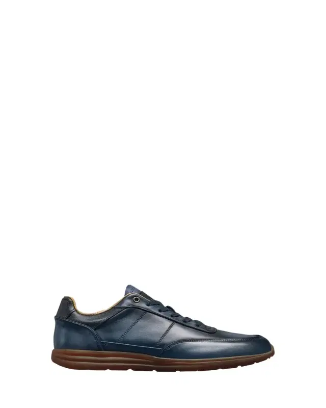 Men's Brentwood Patina Leather Low-Top Sneakers