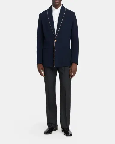 Valentino Garavani Men's Cotton Jersey Knit Jacket | Thumbnail 2 Valentino Garavani Men's Cotton Jersey Knit Jacket | Thumbnail 2