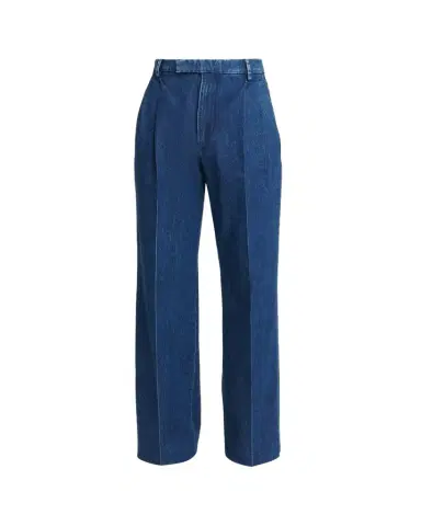 Valentino Garavani Men's Tailored Wide-Leg Denim Jeans | Thumbnail 1 Valentino Garavani Men's Tailored Wide-Leg Denim Jeans | Thumbnail 1