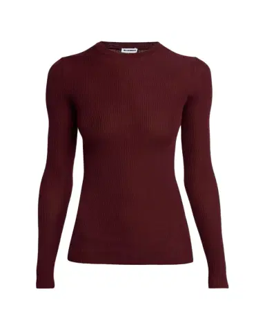 Jil Sander Ribbed Wool Crewneck Sweater | Thumbnail 1