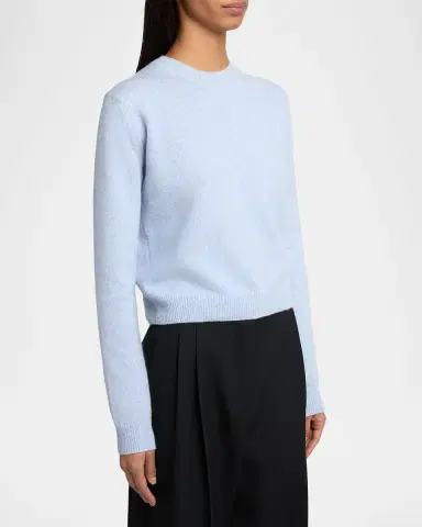 Jil Sander Wool-Cashmere Crewneck Sweater | Thumbnail 4 Jil Sander Wool-Cashmere Crewneck Sweater | Thumbnail 4