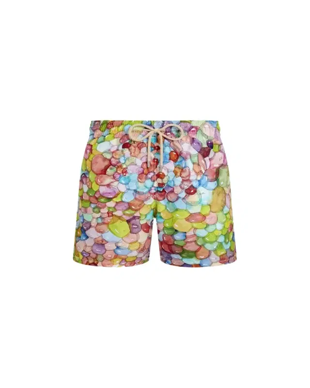 Vilebrequin x Fabrice Hyber Men's Multi-Bubbles Swim Shorts