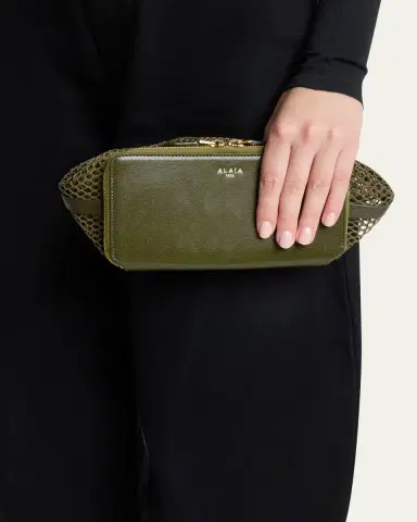 Alaïa Le Pochon Fishnet Crossbody Bag | Thumbnail 2 Alaïa Le Pochon Fishnet Crossbody Bag | Thumbnail 2