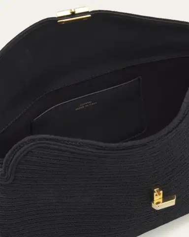 TOTEME T-Lock Rope Clutch Bag | Thumbnail 4 TOTEME T-Lock Rope Clutch Bag | Thumbnail 4