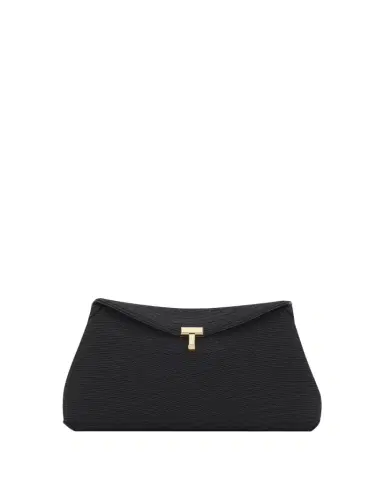 TOTEME T-Lock Rope Clutch Bag | Thumbnail 1 TOTEME T-Lock Rope Clutch Bag | Thumbnail 1