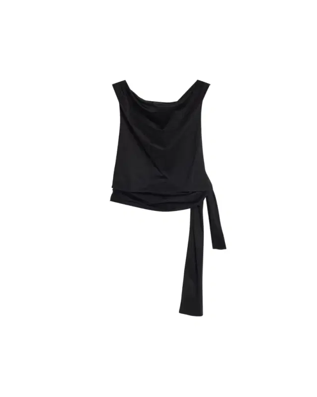 Proenza Schouler Zafira Twisted Mercerized Cotton Jersey Top