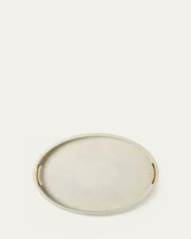 AERIN Modern Faux Shagreen Cocktail Tray | Thumbnail 2