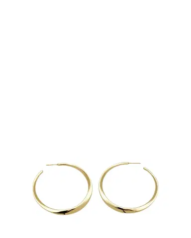 Ippolita Large Twisted Hoop Earrings in 18K Gold | Thumbnail 1