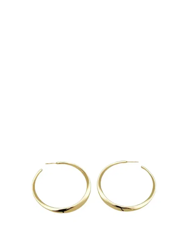 Ippolita Large Twisted Hoop Earrings in 18K Gold