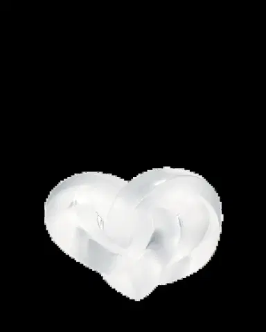 Lalique Clear Heart Paperweight | Thumbnail 2