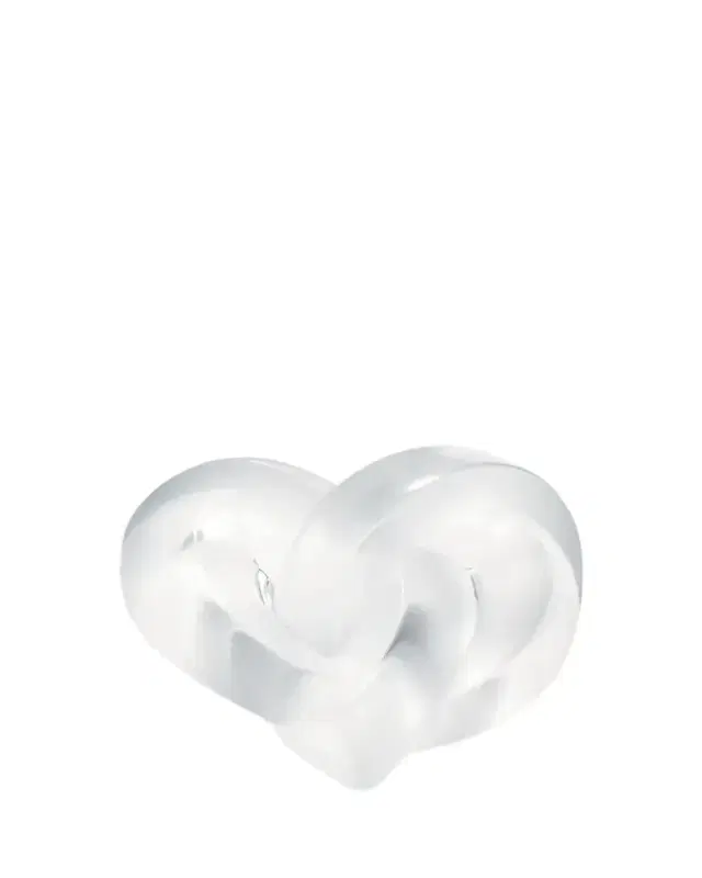 Lalique Clear Heart Paperweight