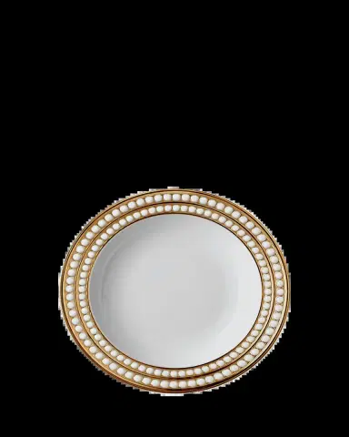 L'Objet Perlee Gold Soup Plate | Thumbnail 2