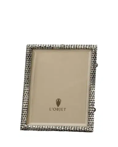 L'Objet Scales Platinum-Plated Picture Frame, 4 x 6 | Thumbnail 1