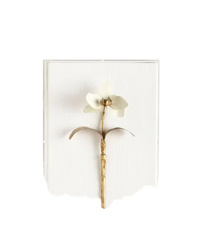 Tommy Mitchell Original Gilded Orchid 1 Study on Linen