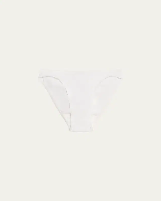 Seamless High-Cut Cotton Briefs