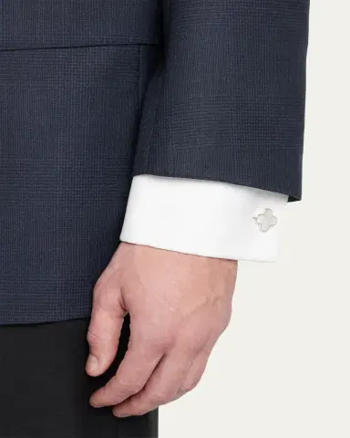 Jan Leslie Mother-of-Pearl Clover Cuff Links | Thumbnail 2