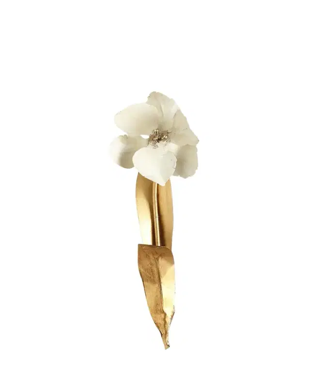 Tommy Mitchell Original Gilded Single Tulip Study on Linen