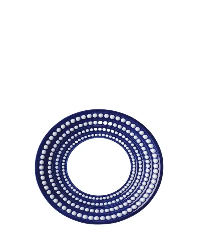 L'Objet Perlee Bleu Saucer