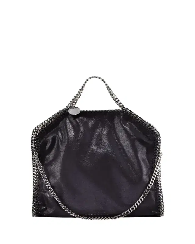 Stella McCartney Falabella Shaggy Deer 3-Chain Tote Bag with Silver Hardware