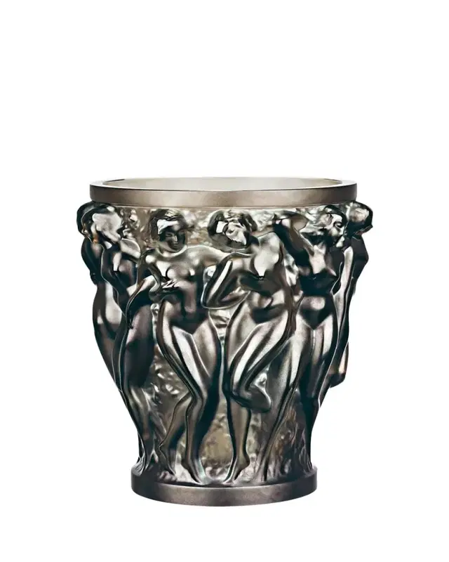Lalique Bacchantes Small Bronze Vase