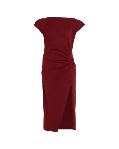 Isabel Marant Nadela Ruched Cotton Jersey Dress | Thumbnail 1 Isabel Marant Nadela Ruched Cotton Jersey Dress | Thumbnail 1