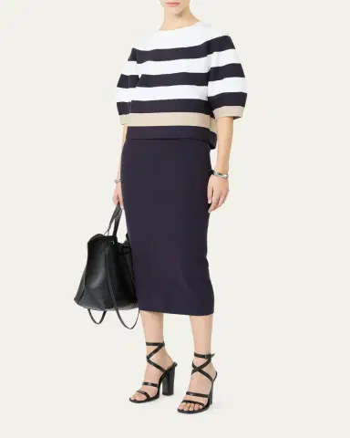 Max Mara Knit Midi Pencil Skirt | Thumbnail 2 Max Mara Knit Midi Pencil Skirt | Thumbnail 2