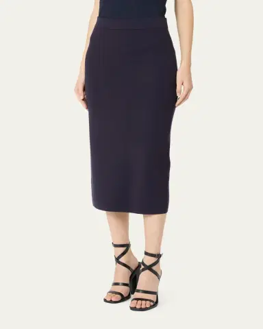 Max Mara Knit Midi Pencil Skirt | Thumbnail 4 Max Mara Knit Midi Pencil Skirt | Thumbnail 4