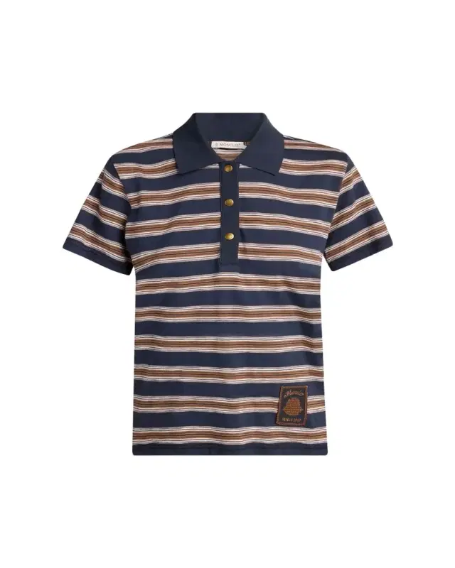 Striped Short-Sleeve Polo