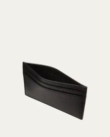 Saint Laurent Pebbled Leather Classic Card Case | Thumbnail 4