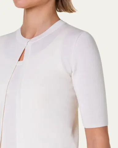 Akris punto Half-Sleeve Short Cardigan | Thumbnail 8 Akris punto Half-Sleeve Short Cardigan | Thumbnail 8