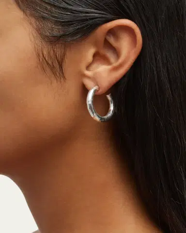 Ippolita Small Hoop Earrings in Sterling Silver | Thumbnail 2