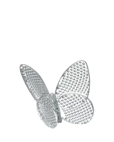 Baccarat 2.5" Lucky Crystal Clear Diamante Butterfly | Thumbnail 1