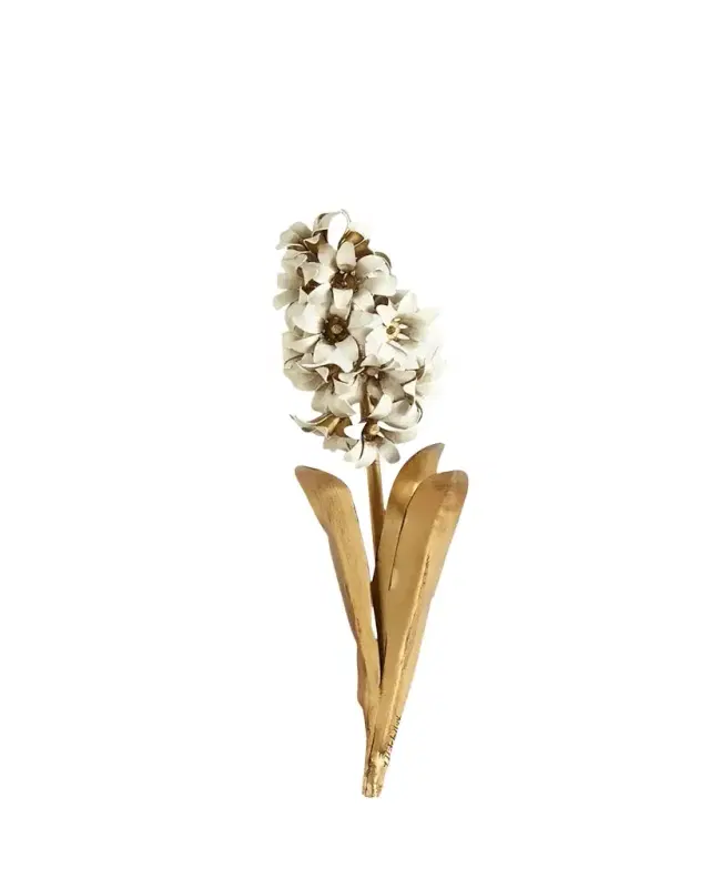 Tommy Mitchell Original GIlded Hyacinth Study on Linen