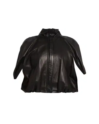 Simkhai Jada Nappa Leather Cape Jacket | Thumbnail 1 Simkhai Jada Nappa Leather Cape Jacket | Thumbnail 1