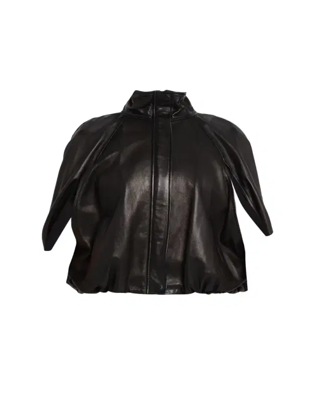 SIMKHAI Jada Nappa Leather Cape Jacket