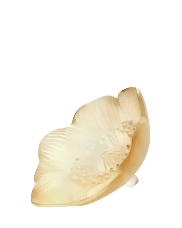 Lalique Golden Anemone Sculpture