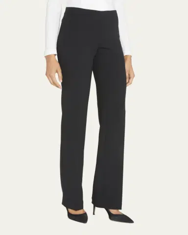 Akris Carol Classic Flat-Front Pants | Thumbnail 4