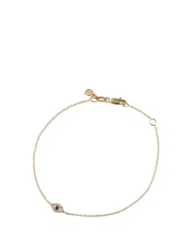 Sydney Evan Small Diamond Evil Eye Bracelet | Thumbnail 1 Sydney Evan Small Diamond Evil Eye Bracelet | Thumbnail 1
