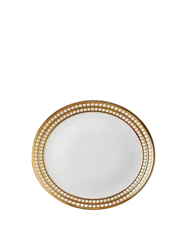 L'Objet Perlee Gold Dinner Plate
