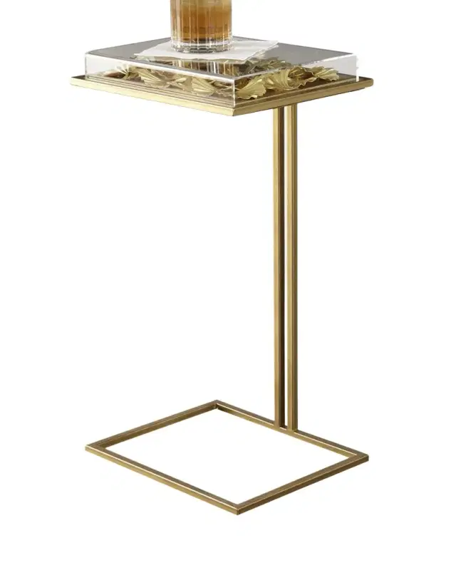 Tommy Mitchell Gilded Gingko Cocktail Table