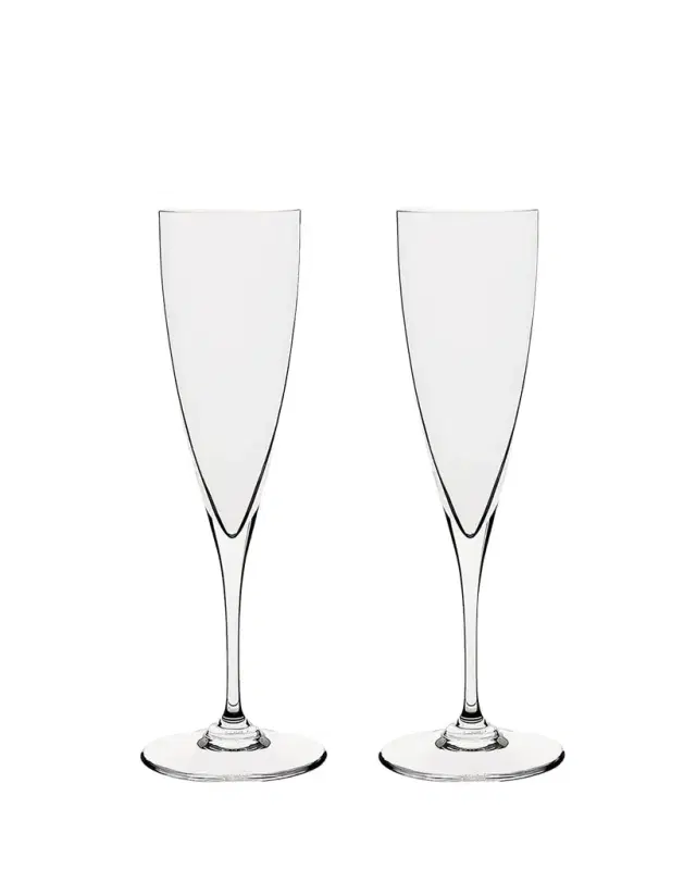 Baccarat Dom Perignon Champagne Flutes, Set of Two