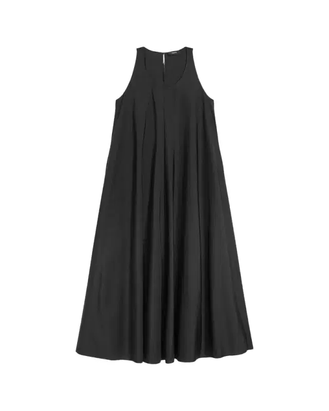 A-Line Cotton Tent Maxi Dress