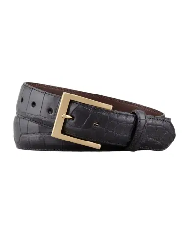 W. Kleinberg Matte Alligator Belt | Thumbnail 1