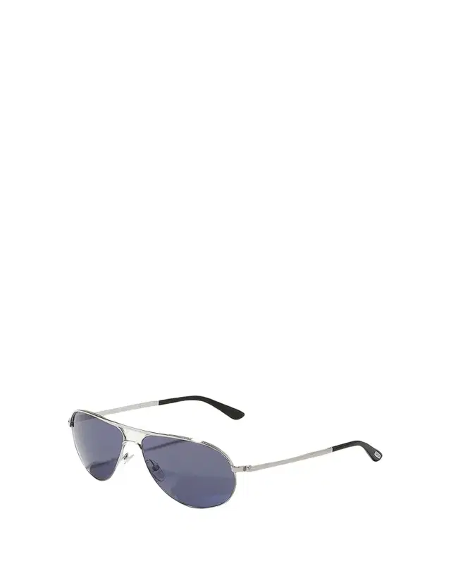 Tom Ford Marko Aviator Sunglasses, Shiny Rhodium