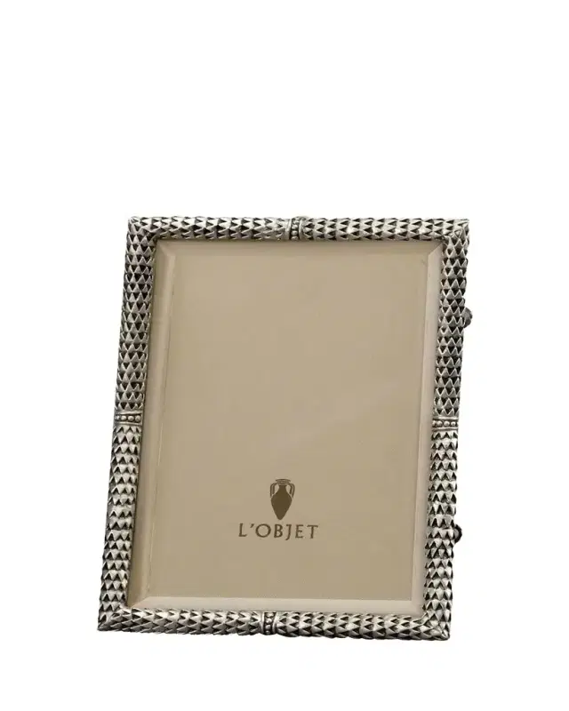 L'Objet Scales Platinum-Plated Picture Frame, "