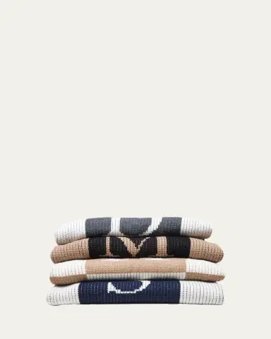 Butterscotch Blankees Personalized Check Colorblock Baby Blanket, Gray | Thumbnail 2 Butterscotch Blankees Personalized Check Colorblock Baby Blanket, Gray | Thumbnail 2