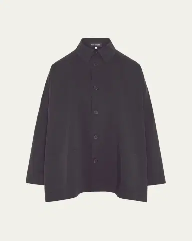 Eskandar Wide Button-Down Shirt | Thumbnail 6 Eskandar Wide Button-Down Shirt | Thumbnail 6