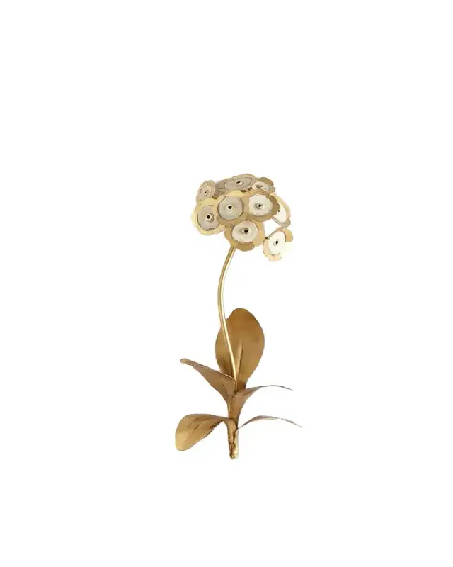Tommy Mitchell Original Gilded Auricula Study on Linen