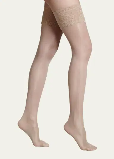 Wolford Satin Touch Stay-Up Thigh-Highs | Thumbnail 4 Wolford Satin Touch Stay-Up Thigh-Highs | Thumbnail 4