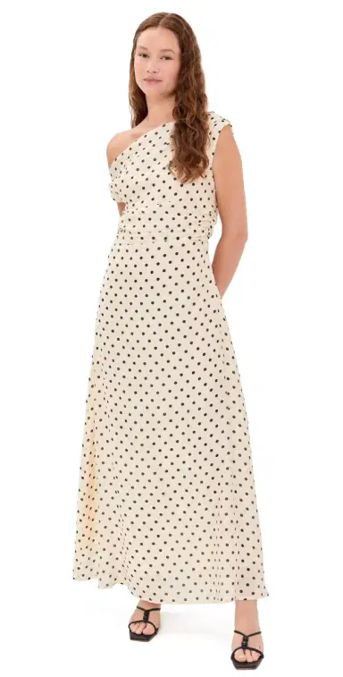 VRG GRL Yvonne Maxi Dress Polka Dot | Thumbnail 1 VRG GRL Yvonne Maxi Dress Polka Dot | Thumbnail 1
